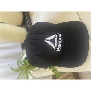 Unisex Reebok Black Logo Baseball Cap